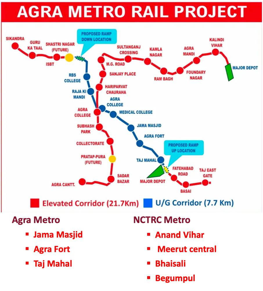 Agra Metro & NCRTC Metro